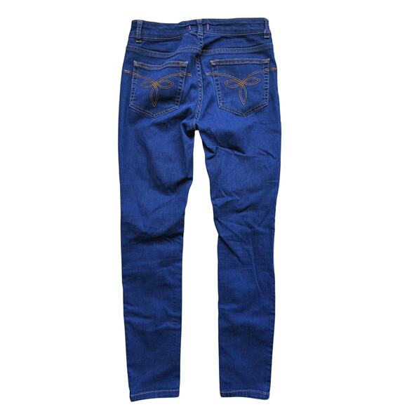 Ted Baker London Kassy Skinny Jeans 25 Dark Wash Blue Ankle Minimalist Fall - Picture 3 of 7
